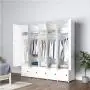 KOUSI Portable Closet Wardrobe Closet Room Closet with Doors Wardrobe with Storage Wardrobes for Bedrooms Portable Closet Wardrobe Bedroom Armoire, White, 10 Cubes + 5 Hanger KOUSI Portable Closet Wardrobe Closet Room Closet with Doors Wardrobe with Storage Wardrobes for Bedrooms Portable Closet Wardrobe Bedroom Armoire, White, 10 Cubes + 5 Hanger