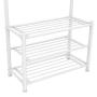 Topeakmart New Coat Rack Metal Coat Clothes Shoes Hat Umbrella Bag Steel Pipe Stand Rack Hanger Hooks