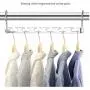 6pcs Multi-Port Support Clothes Hanger Multifunctional Clothes Drying Rack Metal Hangers Organizer Storage Rack for Space Saving Decoration