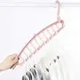 EvaroFly Multipurpose Magic Folding Hanger, Save Space Storage Clothes Hanger, Household Travel Camping -White 3 Pcs