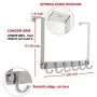 Dseap Over The Door Hook Hanger, Over The Door Towel Rack, for Coat Clothes Hat Towel Bathroom, Chromed Dseap Over The Door Hook Hanger, Over The Door Towel Rack, for Coat Clothes Hat Towel Bathroom, Chromed