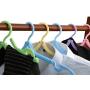 20 PCS Folding Clothes Hangers for Travel,Portable Clothes Hangers Suitable for Both Family And Travel Use