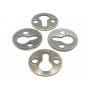 Picture Frame Shelf Mirror 25mm Dia Round Shape Keyhole Brackets Hangers 25PCS