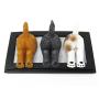 3 Dog Tails Key & Leash Hanger, Hat, Harness, Coat, Wall Organizer, Realistic ,Quality Resin, Heavy Duty, Decorative Gift - by Ashes to Beauty (3 Tail Hooks) 3 Dog Tails Key & Leash Hanger, Hat, Harness, Coat, Wall Organizer, Realistic ,Quality Resin, Heavy Duty, Decorative Gift - by Ashes to Beauty (3 Tail Hooks)