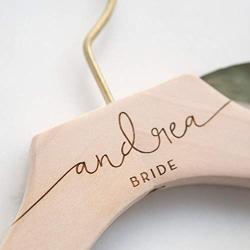 Wedding Dress Hangers - Personalized Wedding Dress Hanger, Calligraphy Hanger, Bride Hanger, Bridal Hanger, Personalized Engraved Hanger, Bridesmaid Gifts Hangers