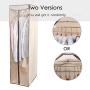 Storage Maniac 2-Pack Hanging Garment Bag for Dresses, Suits, Uniforms, Zipper Cover with Clear Window