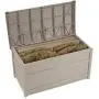 Suncast 50-Gallon Medium Deck Boxes - Lightweight Resin Indoor/Outdoor Storage Container and Seat for Patio Cushions and Gardening Tools - Store Items on Patio, Garage, Yard - Gray Suncast 50-Gallon Medium Deck Boxes - Lightweight Resin Indoor/Outdoor Storage Container and Seat for Patio Cushions and Gardening Tools - Store Items on Patio, Garage, Yard - Gray