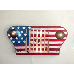 Jeep style sign - car grill wall hanger jeep style grill - man cave decor - restaurant decor - bar decor - custom signs - light up grill