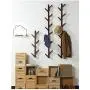 NUOCHEN Wall Hooks Bamboo Wooden Hanging Coat Rack Wall Clothes Hanger Living Room Bedroom Decoration Hanger Wall Shelves 6 Hooks (Color : Retro Color) NUOCHEN Wall Hooks Bamboo Wooden Hanging Coat Rack Wall Clothes Hanger Living Room Bedroom Decoration Hanger Wall Shelves 6 Hooks (Color : Retro Color)