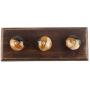 Indianshelf Handmade 1 Artistic Vintage Black Wooden Key Hooks Holders/Key Hooks Wall Mounted