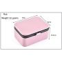 likemybaby Mini Jewelry Boxes Portable Jewelry Storage Boxes Ring Earring Earring Leather Jewelry Boxes (Pink)