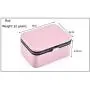 likemybaby Mini Jewelry Boxes Portable Jewelry Storage Boxes Ring Earring Earring Leather Jewelry Boxes (Pink)