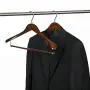 Quality Luxury Wooden Suit Hangers Wide Wood Hanger for Coats and Pants with Locking Bar Great for Travelers Heavy Duty (2, Retro) Quality Luxury Wooden Suit Hangers Wide Wood Hanger for Coats and Pants with Locking Bar Great for Travelers Heavy Duty (2, Retro)