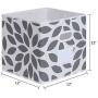 MAX Houser Fabric Storage Bins Cubes Baskets Containers with Dual Plastic Handles for Home Closet Bedroom Drawers Organizers, Flodable, Grey, Set of 8 MAX Houser Fabric Storage Bins Cubes Baskets Containers with Dual Plastic Handles for Home Closet Bedroom Drawers Organizers, Flodable, Grey, Set of 8