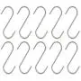 Hulless 3.5 Inch S Shaped Hanging Hooks Solid Stainless Steel S Hooks Kitchen Hooks for Spoon Pan Pot Hangers Multiple Uses 20PCS.