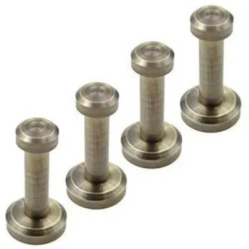 4 Pack Vintage Brush Brass Single Hook Single Towel/Robe Clothes Wall Mounted Hanger 4 Pack Vintage Brush Brass Single Hook Single Towel/Robe Clothes Wall Mounted Hanger