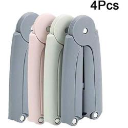 WofuL 4pcs Folding Coat Hanger,Portable Travel Clothes Hanger,Outdoor Windproof Skirt Hangers