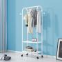 WYQSZ Floor Coat Rack, Bedroom Coat Hanger, Home Simple Clothes Rack, Nordic Hanger (Color : Black, Size : 80160cm)