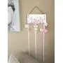 Hair Bow Holder with Hooks, Headband Holder, Personalized Hair Bow Holder, Baby Shower Gift, Blush Watercolor, Pink, Gray, Elegant, Hanger Hair Bow Holder with Hooks, Headband Holder, Personalized Hair Bow Holder, Baby Shower Gift, Blush Watercolor, Pink, Gray, Elegant, Hanger