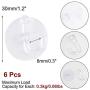 uxcell 6 Pcs Suction Cup Hooks 1.2 Inch Wall Hooks Hangers Removable Kitchen Bathroom Wall Vacuum Holder for Smooth Tile Glass and Mirror Clear uxcell 6 Pcs Suction Cup Hooks 1.2 Inch Wall Hooks Hangers Removable Kitchen Bathroom Wall Vacuum Holder for Smooth Tile Glass and Mirror Clear