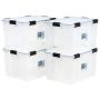 IRIS USA, Inc. UCB-LDD WEATHERTIGHT Storage Box, 74 Quart