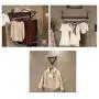 Industrial Wall-Mounted Garment Rack, Retro Simple Retail Clothing Display Stand, Metal Commercial Multi-Purpose Hangers, Iron Laundry Room with Durable Clothes Rail, Clothing Stores, Home ZDDAB Industrial Wall-Mounted Garment Rack, Retro Simple Retail Clothing Display Stand, Metal Commercial Multi-Purpose Hangers, Iron Laundry Room with Durable Clothes Rail, Clothing Stores, Home ZDDAB