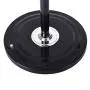 Chenway Desk Clothes Coat Rack Floor Hanger Simple Coat Rack for Bedroom Hanging Coat Hat Hanger Living Room Shelf 40x40x175cm Black [Ship from USA Directly] (B)