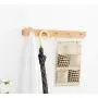 YMJ Coat Rack, Living Room Wall Coat Rack Wall Bedroom Simple Hanger Black Walnut Solid Wood Entrance Creative Clothes Hanger 3672.8cm (Color : #1) YMJ Coat Rack, Living Room Wall Coat Rack Wall Bedroom Simple Hanger Black Walnut Solid Wood Entrance Creative Clothes Hanger 3672.8cm (Color : #1)