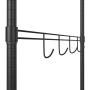 Evokem Wire Shelving Garment Rack Closet Hanger Storage Organizer Clothes Wardrobe with Wheels