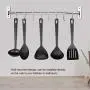 Wall Storage Rack, Stainless Steel Metal S Hooks Kitchen Utensil Hanger Cloths Hanging Rail Storage Rack Hanging Hook Organizer for Bathroom Kitchen (8 Hooks) Wall Storage Rack, Stainless Steel Metal S Hooks Kitchen Utensil Hanger Cloths Hanging Rail Storage Rack Hanging Hook Organizer for Bathroom Kitchen (8 Hooks)