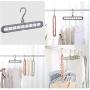10pcs Random Color Multi-Port Support Circle Clothes Hanger Clothes Drying Rack Multifunction