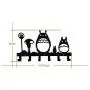 Homentum Decorative Coat Hooks Wall Mounted,Childrens Hangers, Metal Towel Racks for Bathroom,Bedroom, Dog Leash and Key Holder, Entryway Clothes and Hat Organizer,Cartoon Sweet Black,6 Hooks(Totoro) Homentum Decorative Coat Hooks Wall Mounted,Childrens Hangers, Metal Towel Racks for Bathroom,Bedroom, Dog Leash and Key Holder, Entryway Clothes and Hat Organizer,Cartoon Sweet Black,6 Hooks(Totoro)