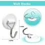Znben Hooks Heavy Duty Adhesive Wall Hooks 13LB Plastic Sticky Hook Waterproof and Oil Proof for Kitchen Bathroom Ceiling Office Window White 10 Pack Znben Hooks Heavy Duty Adhesive Wall Hooks 13LB Plastic Sticky Hook Waterproof and Oil Proof for Kitchen Bathroom Ceiling Office Window White 10 Pack