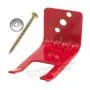 Fire Extinguisher Bracket - (Lot of 2) Amerex Fork Style, Wall Hook, Mount, Hanger for 5 to 13lb. Extinguishers with Valve Body Slots - FREE SCREWS & WASHERS