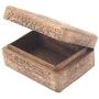 KayJayStyles Hand Carved Tree of Life Wooden Storage Boxes (Medium, Tree of Life)