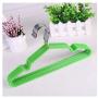 10pcs Random Color 30cm Children palstic Hangers Slip-Resistant Seamless Child Hanger Baby Hangers for Clothes Rack