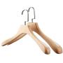 XUROM Hanger Pack of 10 Heavy Duty Wood Hangers Dresses Suit Coat Jacket Hangers for Closet(5pcs Hanger for Mens Clothes+5pcs Hanger for Womens Clothes) Space Saving Hangers for Dresses Trousers