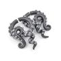 Steampunk Tentacle Earrings Kato Steampunk Costume Halloween Steampunk Outfit Cosplay Predator Monster Alien Cthulhu Octopus Fake Gauges Plugs Steampunk Tunnels Stretchers Hangers Tapers Piercings