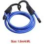 ROWEQPP Car Clothes Hanger Elastic Cothesline Belts Rope Laundry Interior Hanging Rope LW-1610A Black 1.5meter(59")