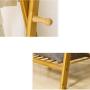 ZHHL Coat Rack Wooden Coat Rack,Hanger Floor-Mounted Clothes Rack Solid Wood Simple Hanger Bedroom Clothes Rack Simple and Modern Three Sizes (Size : L70cm)