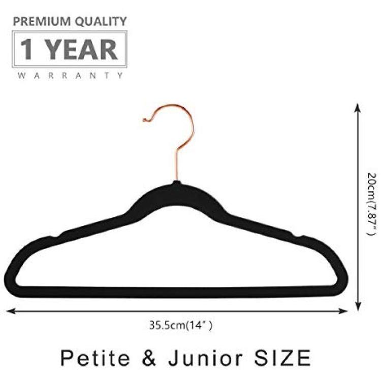 Kid's Premium Non-Slip Velvet Hangers