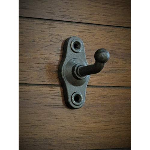 Coat Hanger, Classic Wall Hook, Handpainted Oil Rubbed Bronze or Pick Color, Bathroom Towel Hanger