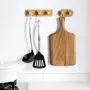 ZFYJ Paste Hook Stainless Steel Wall Hook Dustproof and Waterproof Headphones Clothes Hanger Suitable for Kitchen Bathroom Bedroom Corridor,B