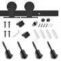 SMARTSTANDARD 5 FT Top Mount Sliding Barn Door Hardware Kit -Smoothly and Quietly -Easy to Install -Includes Step-by-Step Installation Instruction Fit 30" Wide Door Panel (T Shape Hanger) SMARTSTANDARD 5 FT Top Mount Sliding Barn Door Hardware Kit -Smoothly and Quietly -Easy to Install -Includes Step-by-Step Installation Instruction Fit 30" Wide Door Panel (T Shape Hanger)