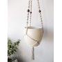 Macrame plant hanger- Many colors available-Macrame Plant Hanger Indoor Hanging Planter Basket Cotton yarn