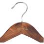 Coat Hangers 6-Pack, Royalhanger Suit Hangers Wooden Hangers Extra Wide Shoulder for Heavy Coat, Sweater Pant,Retro Finish