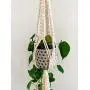 Macrame Plant Hanger / Hanging Plant Holder / Double Twist / Plant Lover Gift / Housewarming Gift / Natural White / Dorm Decor Macrame Plant Hanger / Hanging Plant Holder / Double Twist / Plant Lover Gift / Housewarming Gift / Natural White / Dorm Decor