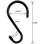 Dreecy Large Vinyl Coated S Hooks 6 inch Non Slip Heavy Duty S Hook for Hanging, Steel Metal Black Rubber Coated Closet S Hooks for Hanging Jeans Plants Jewelry Pot Pan Cups Towels Hats (6 Pack) Dreecy Large Vinyl Coated S Hooks 6 inch Non Slip Heavy Duty S Hook for Hanging, Steel Metal Black Rubber Coated Closet S Hooks for Hanging Jeans Plants Jewelry Pot Pan Cups Towels Hats (6 Pack)