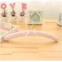 5pcs Random Color 41cm European Style Anti Skid Satin Padded Clothes Hangers, for Adult Dress Hanger with Sponge Padded Seamless Hanging 5pcs Random Color 41cm European Style Anti Skid Satin Padded Clothes Hangers, for Adult Dress Hanger with Sponge Padded Seamless Hanging