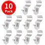 Vinyl Siding Hooks (10 Pack), Heavy Duty Stainless Steel Low Profile No Hole Hanger Vinyl Siding Hooks (10 Pack), Heavy Duty Stainless Steel Low Profile No Hole Hanger